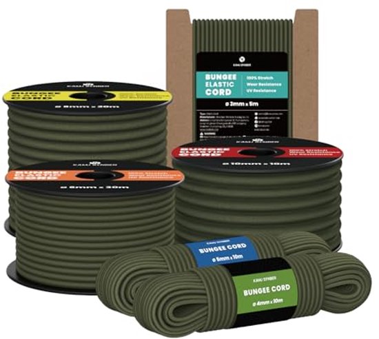 Elastisch koord stretch string zwaar touw 2,8 mm 11 meter lang rubberen