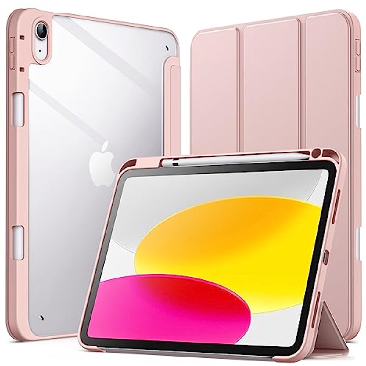 Dunne Shockproof Tablet Case voor iPad (A16) 11e/10e Generatie - Roze Goud