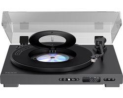 Mixx Analog Plus - Volautomatische Platenspeler - Ingebouwde CD-speler - Bluetooth - Audio-Technica - Zwart