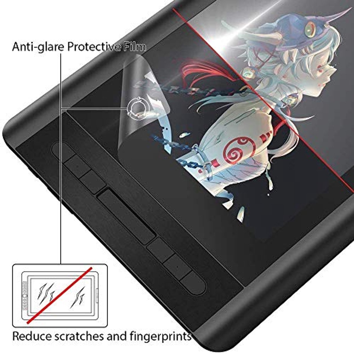 Beschermfolie voor Artist 12 grafische tablet (2 stuks)