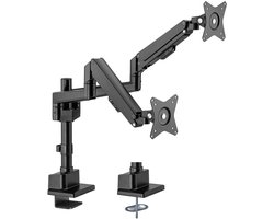My Wall bureaubeugel voor 2 monitoren tot 32 inch / interactief / zwart