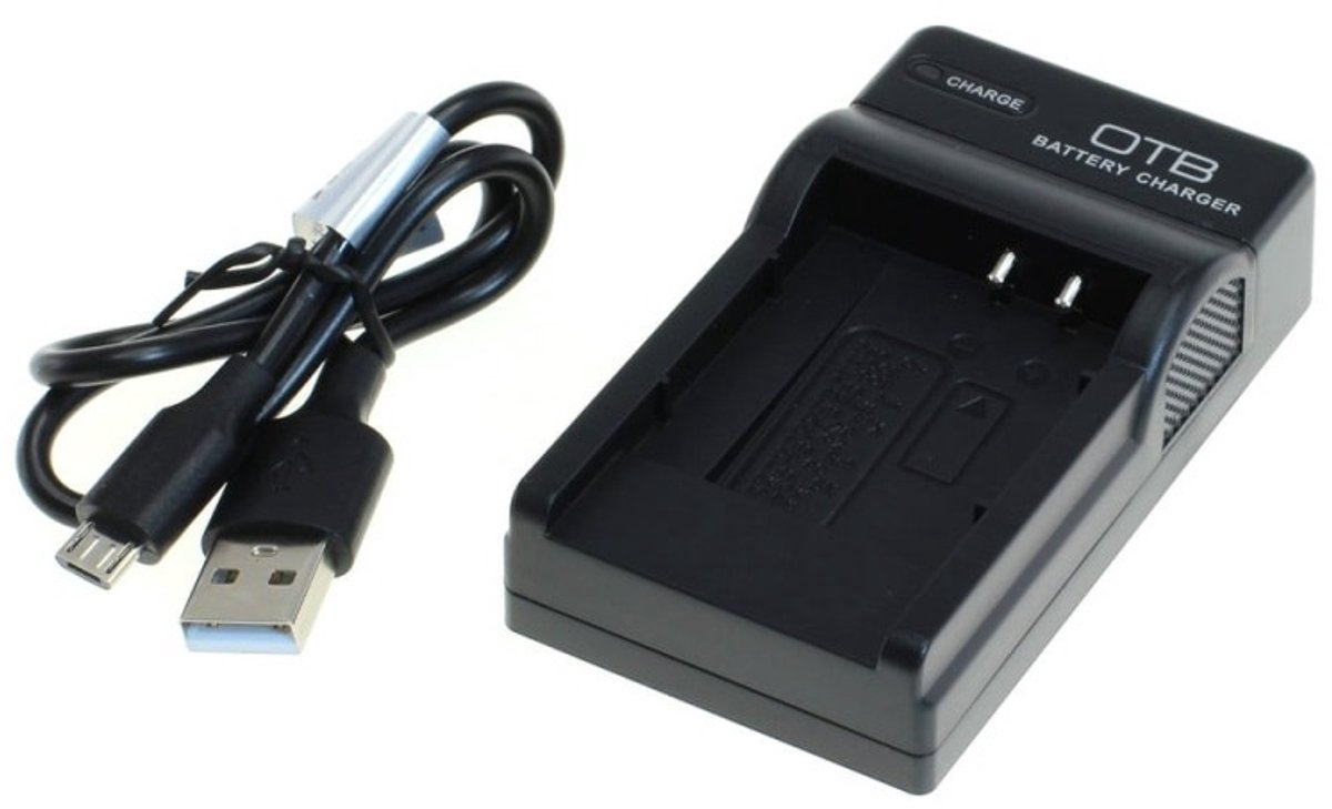 vhbw USB-C-oplader compatibel met Canon IXUS 285 HS, IXUS 285 HS A camera/camcorder - oplaadstation + USB-C-kabel met oplaadindicator