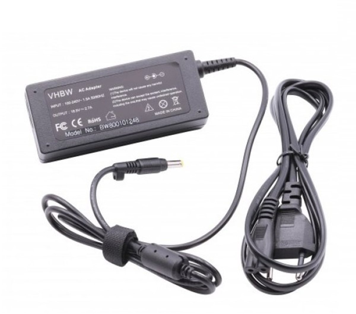 Notebook lader 18,5V / 2,7A / 50W - 4,8mm x 1,7mm voor o.a. HP en Compaq