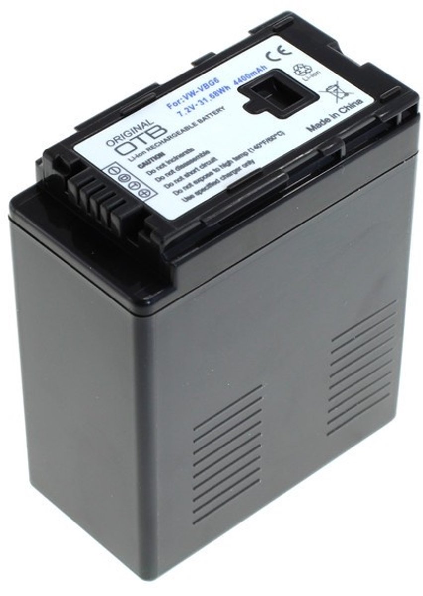 Accu voor Panasonic VW-VBG6 4400mAh ON2773