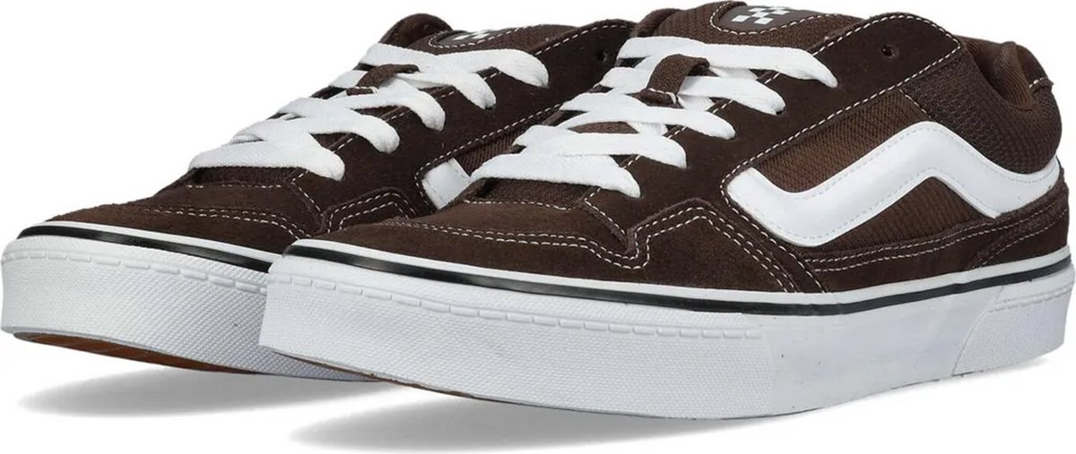 Vans Herren Caldrone Sneakers Lifestyle Schoenen VN000CSP3N11 Donkerbruin Zwart