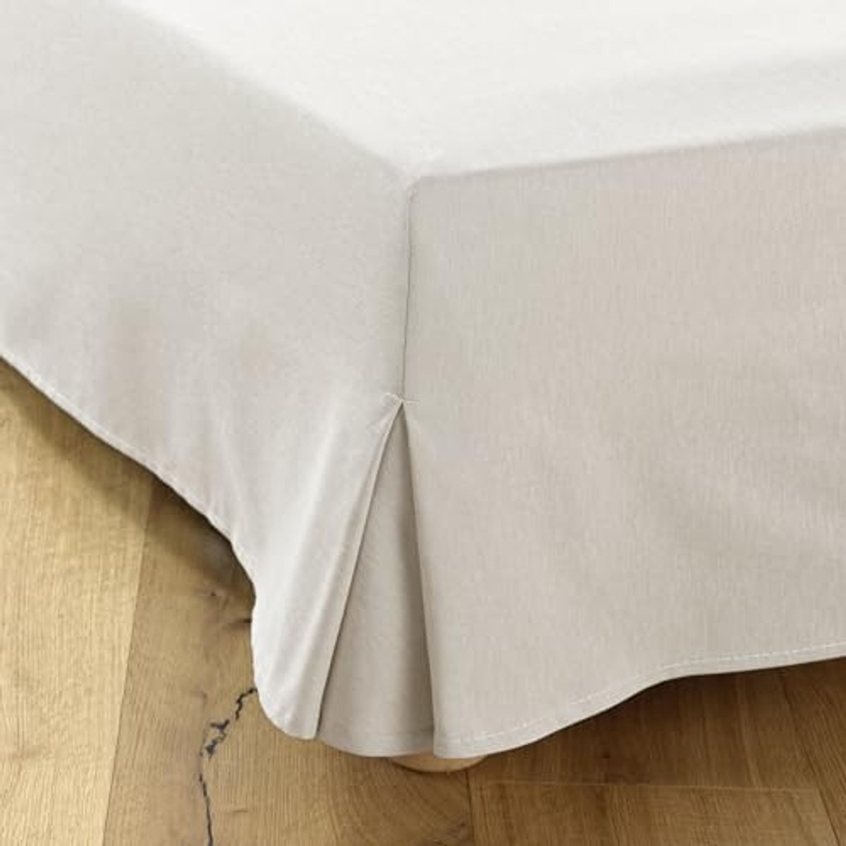 Matrasbodembeschermer met Hoes - 180 x 200 cm - Beige - Hoogte 38 cm - 4 Zijde Bescherming