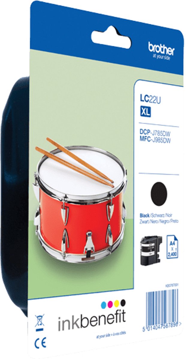 Brother LC-22UBK inktcartridge Origineel Zwart