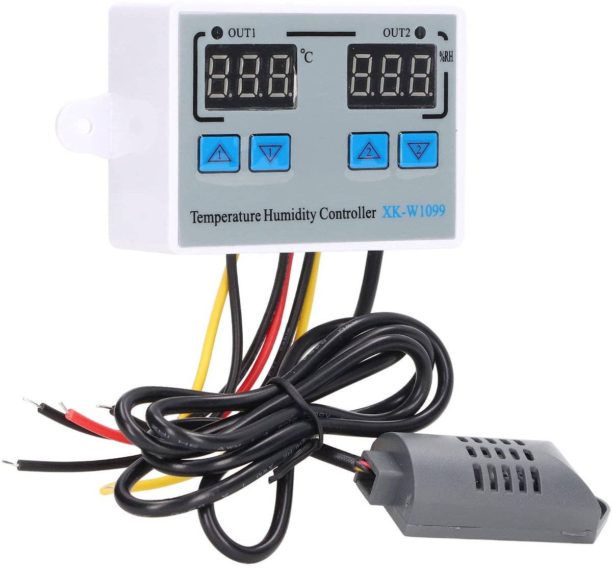 Digital Humidity Controller and Temperature Controller, Intelligent Digital Display, 220 W, 12 V, Temperature and Humidity Regulator, Temperature and Humidity Controller