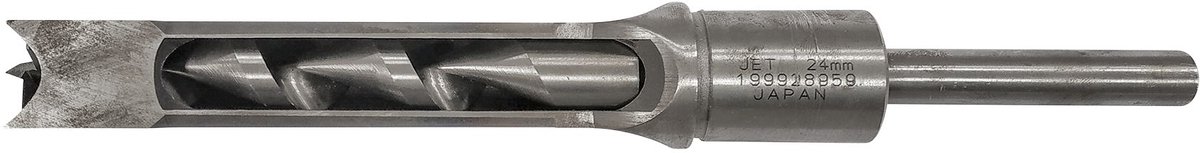 Vierkante gatenboor 24 mm uit hoogwaardig Japans staal Jet 10003324