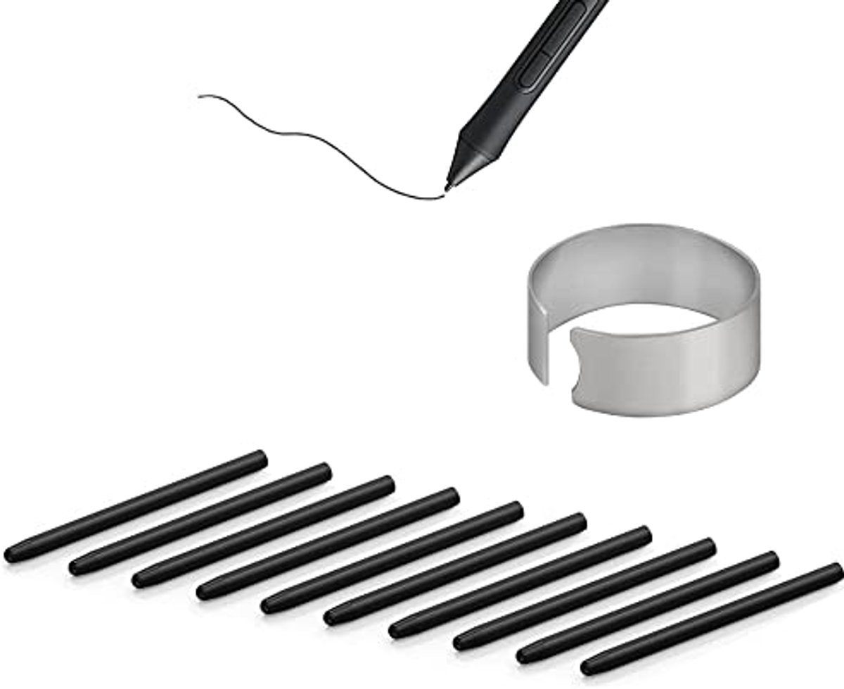 Image of 10 Stuks Vervangpennen Compatibel met Wacom Tablets