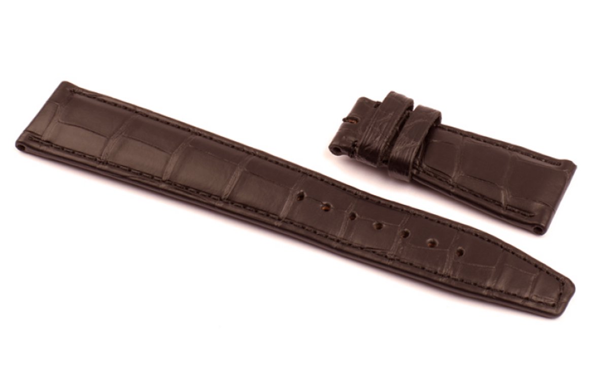 Horlogeband Portugieser Bruin - Leer - 20-18mm