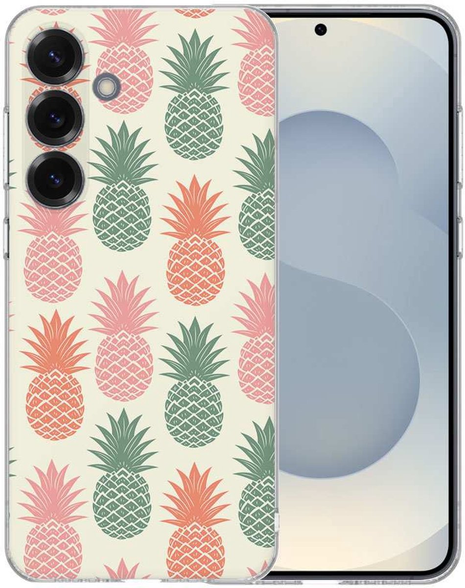 TPU Hoesje Samsung Galaxy S25 - Ananas Backcover