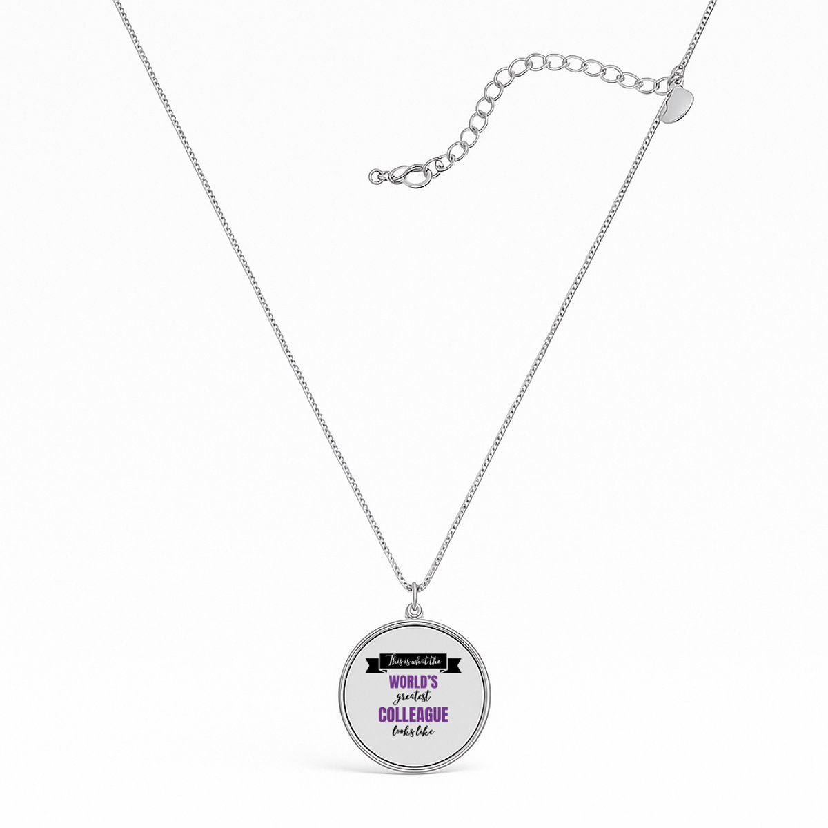 merk - World's best colleague ketting - Collega - beste collega - werk - afscheidscadeau - verjaardagscadeau - ketting