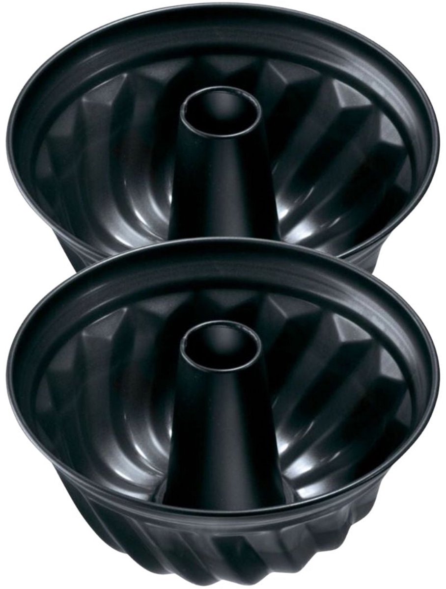 Set van 2 Kouglofvormen 25 cm Zenker Black Metallic