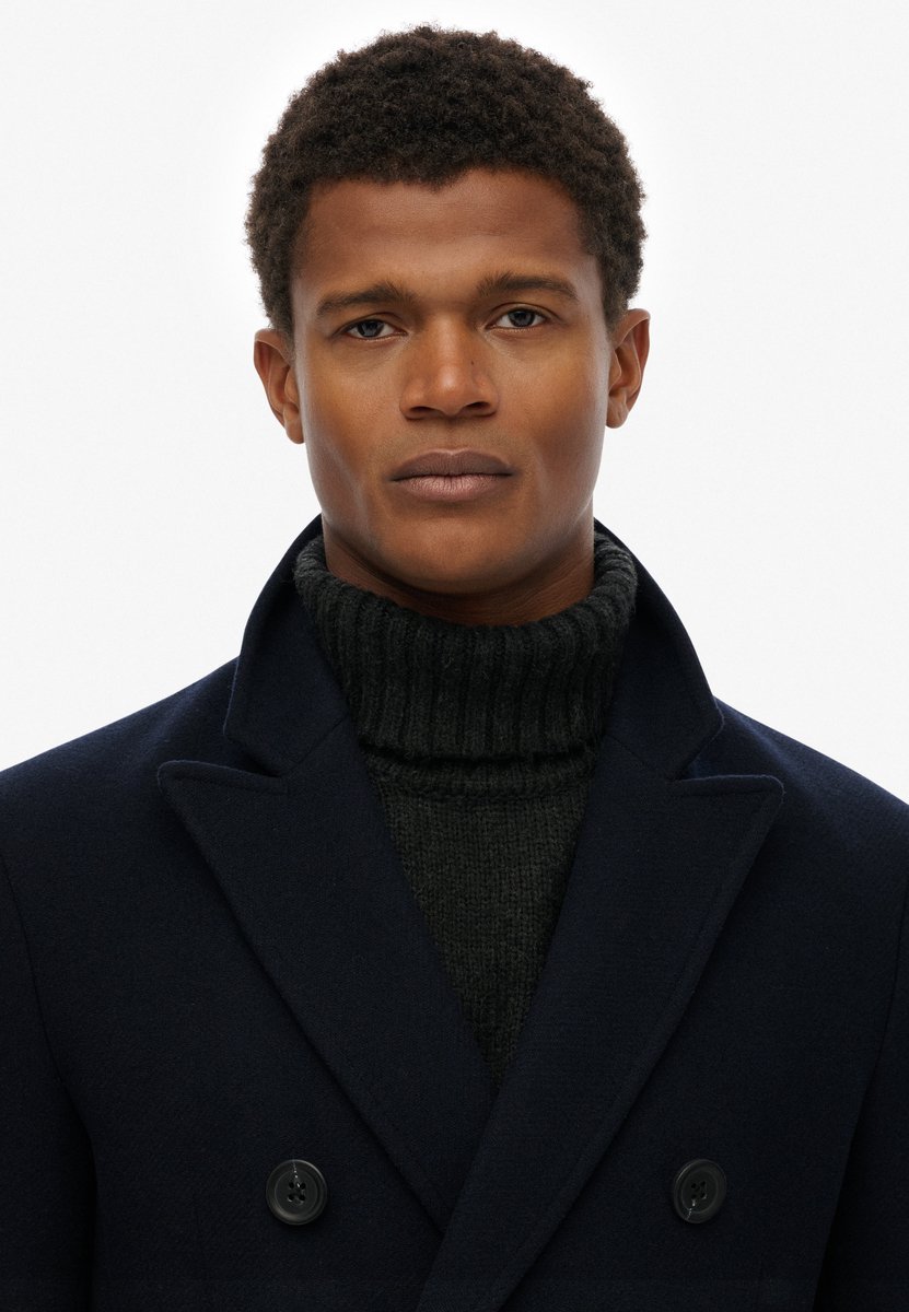 Superdry The Merchant Store Town Coat Heren Jassen Blauw