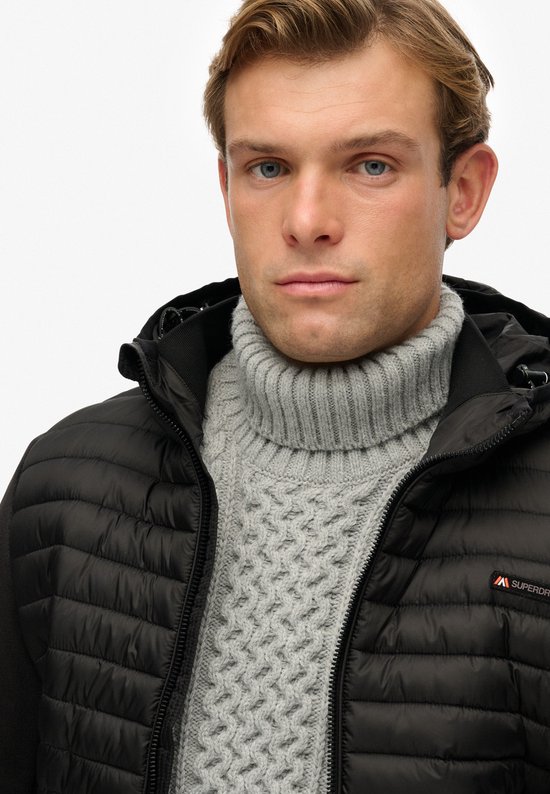 Veste polaire hybride à capuche Superdry Storm - Doudounes homme