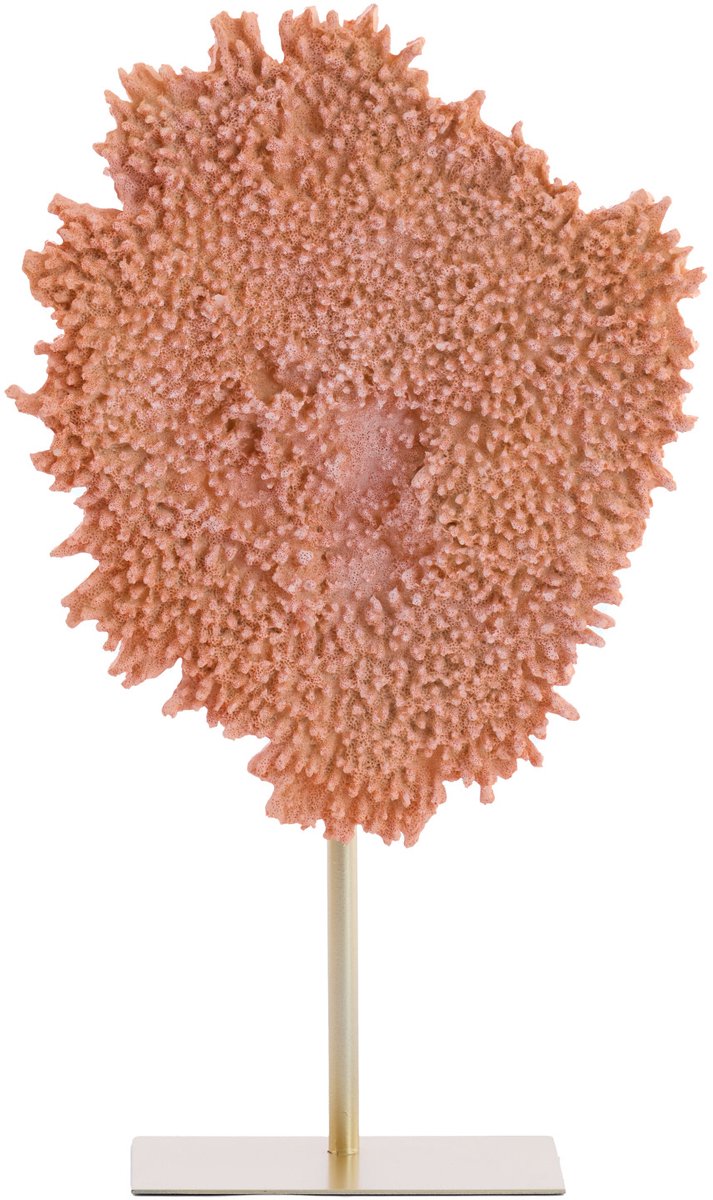 Light&living Ornament op voet 37x31x61,5 cm CORAL koraal+antiek brons