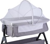 Babybed Klamboe - Universele Muggennet - Nylon - Opvouwbaar - Met Rits - Om Insecten/Katten/Insecten Buiten te Houden - Voor Kinderwagen, Kinderzitje En Babybedje - 55cmx100cm - Wit