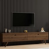 Paris TV-meubel | 100% MELAMINE | Walnoot - Asir Group - TV-meubel - Bruin - Spaanplaat