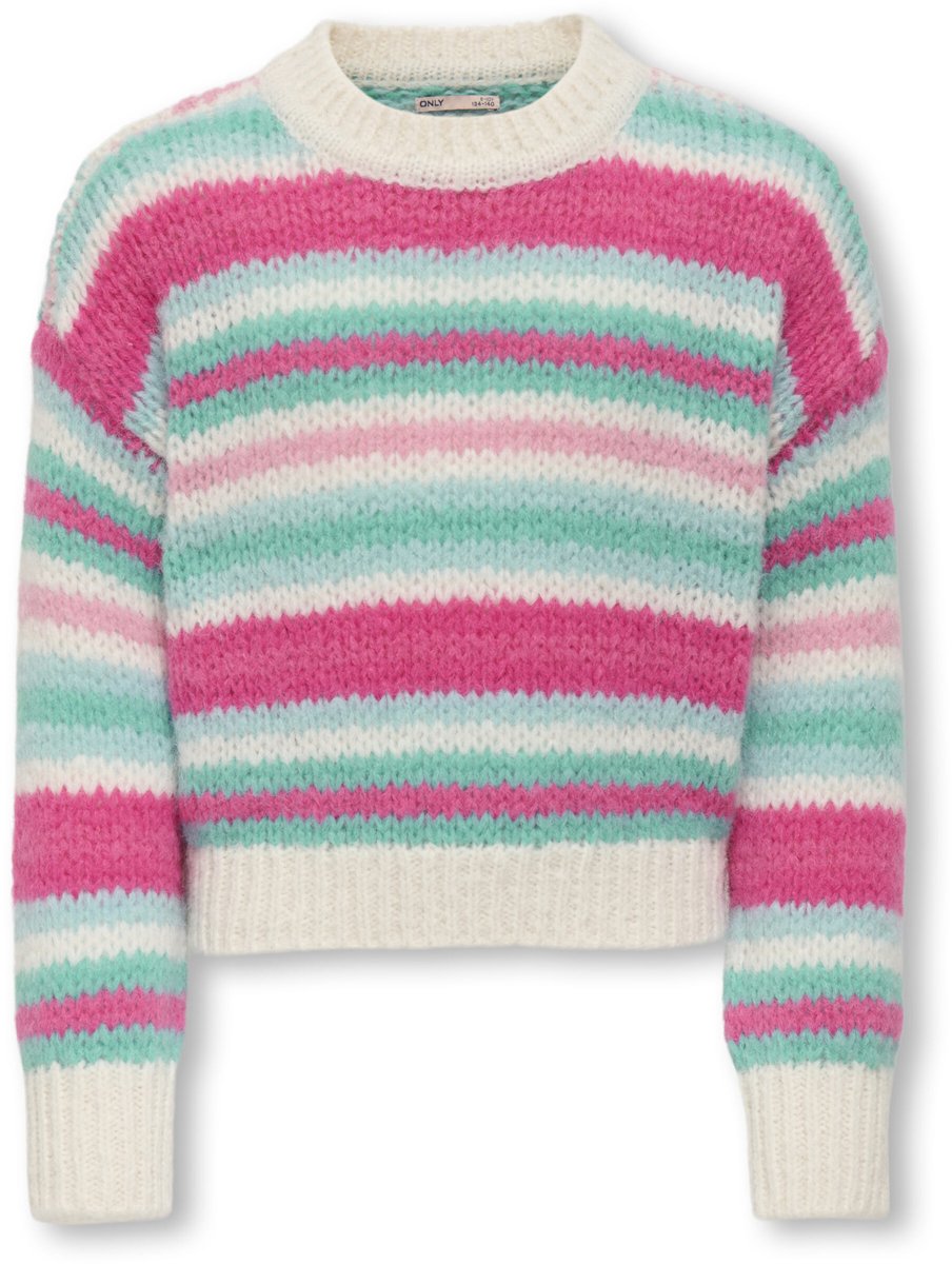 ONLY - Meisjes pull - Maat 134/140 - Meisjes - Meerkleurig - polyester