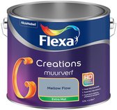 Flexa - Creations Muurverf Extra Mat - Mellow Flow - Kleur van het jaar 2026 - Mengverf - 2.5 L