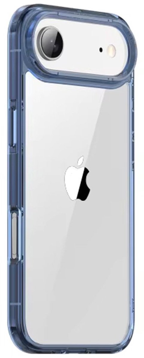 Hard Back TPU Clear Case geschikt voor iPhone 17 Air - blauw/transparant