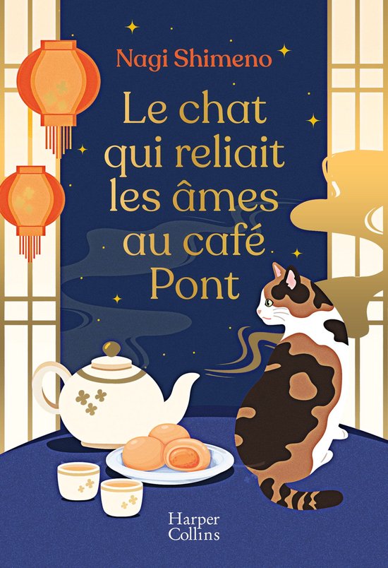 Le chat qui reliait les âmes au café Pont - cover