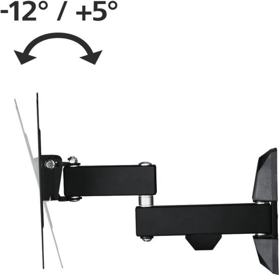 Hama tv beugel - Draai, kantelbaar en uittrekbaar - 19" - 48" - max 20kg - VESA 200x200