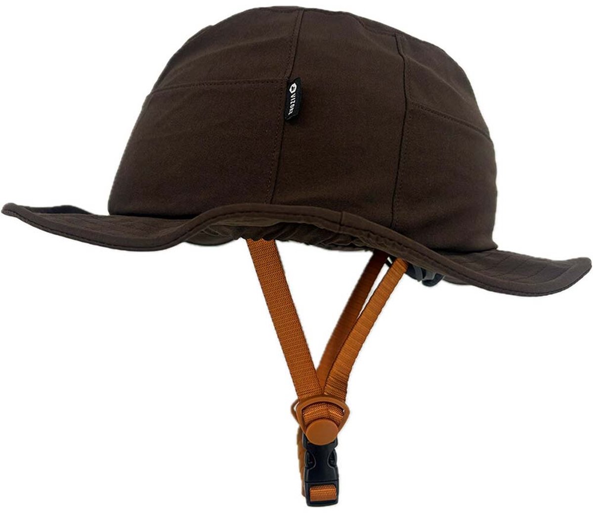 Vizorz SwitchCap fietshelm - Brown sunny classic