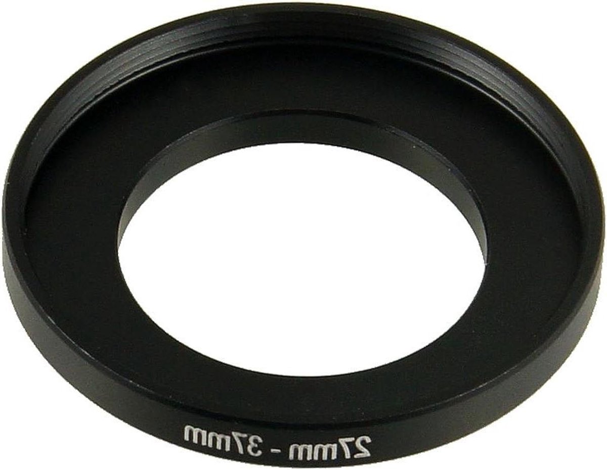 Adapterring voor Camera - 27 mm tot 37 mm Zwart - Intensivering Ring - Accessoire Fotocamera