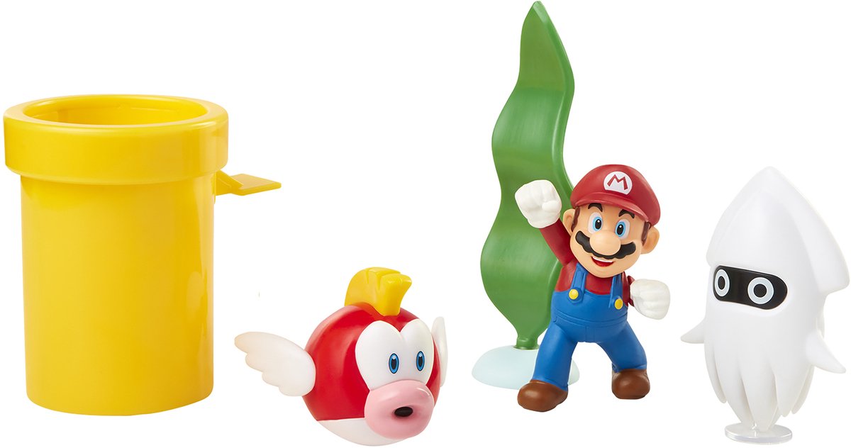 Super Mario Underwater Diorama Set