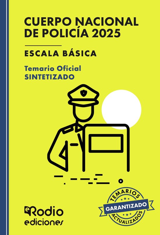 Cuerpo Nacional de Policía 2025. Escala básica. Temario Of ... - cover