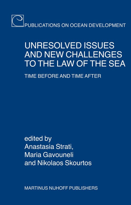 Publications on Ocean Development54- Unresolved Issues and N ... - cover