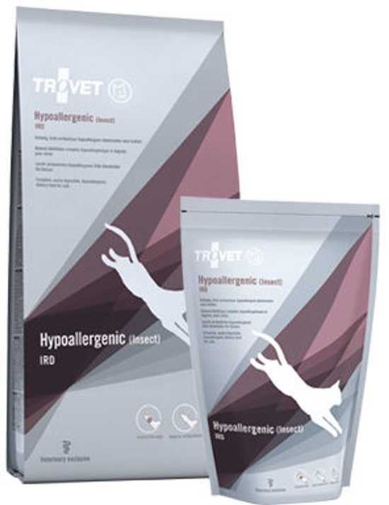 Trovet Insect TROVET Hypoallergenic IRD (Insect) Kat - 2 x 2,5 kg | bol
