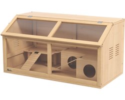 4goodz Hamsterkooi van Hout met Hangbrug
