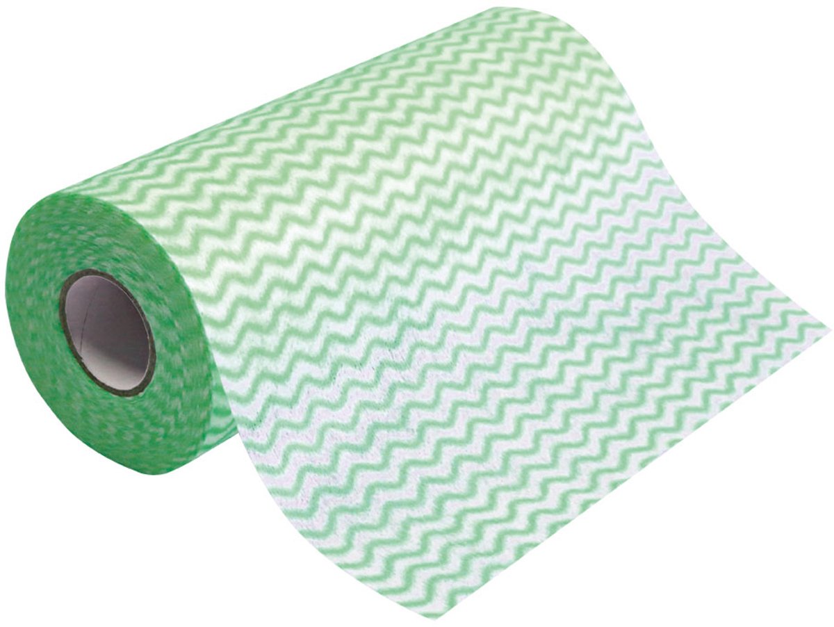 HYGOCLEAN spoel- & reinigingsdoek ECO, op rol, groen