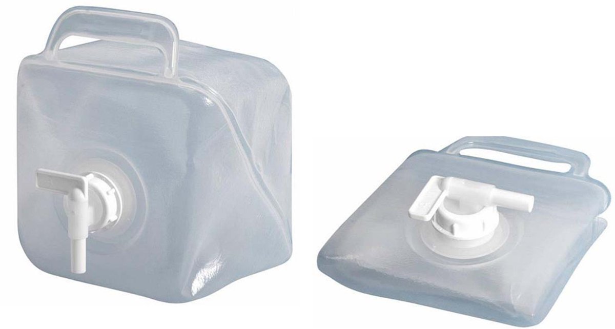 cartrend watertank met tapkraan, opvouwbaar, 10 liter