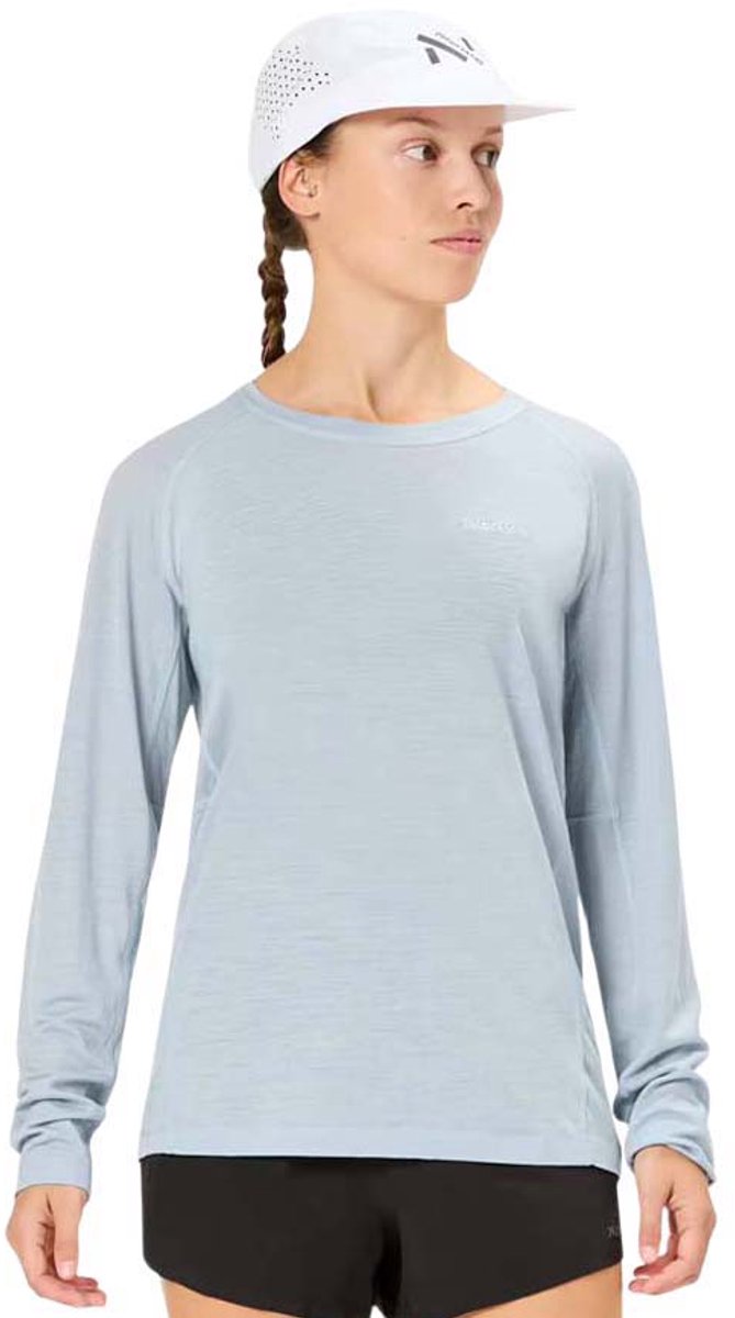 NNormal | Merino Long Sleeve Shirt | Dames | Blue | L -