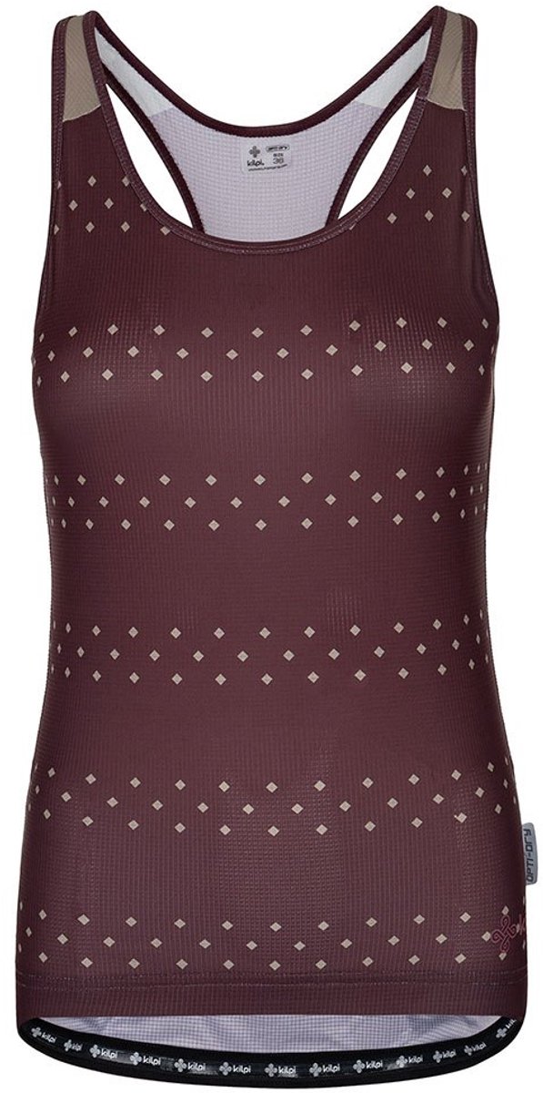 Kilpi Vai Mouwloos T-shirt Vrouw Rood