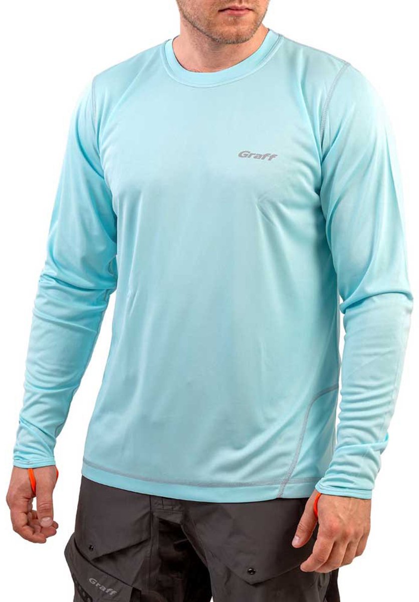 Graff Upf 50 961 Cl-3/1 T-shirt Met Lange Mouwen Blauw M Man