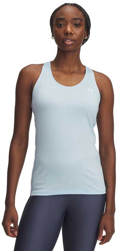 Foto: Under armour tech mesh racer mouwloos t shirt blauw l vrouw