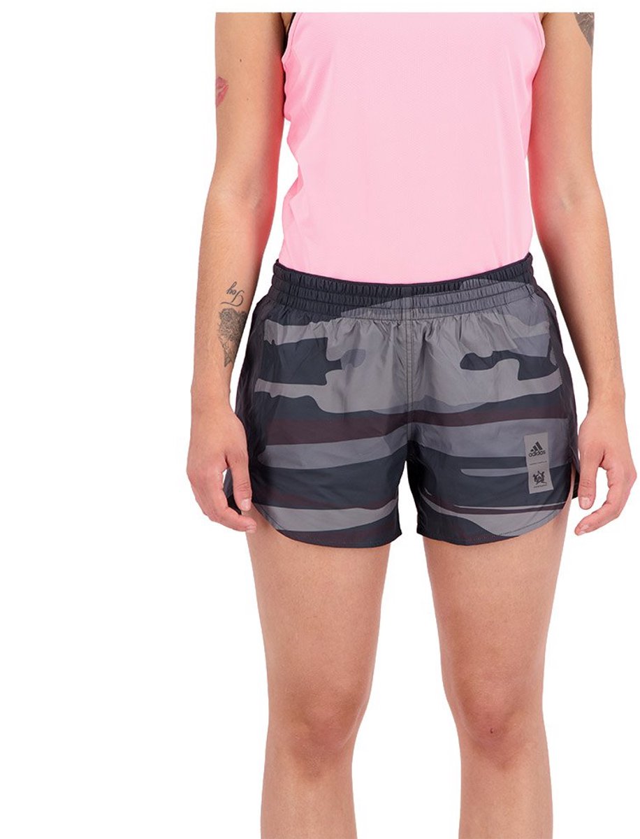 Adidas Tm Fast Korte Broek Vrouw Grijs