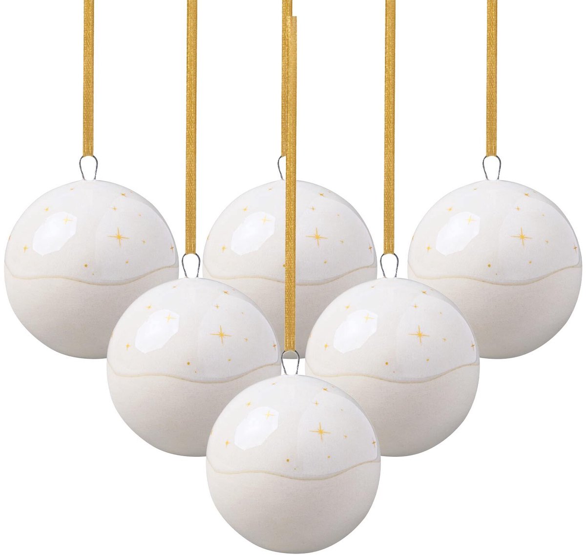 Ornamente Kugel Winter Glow Set van 6