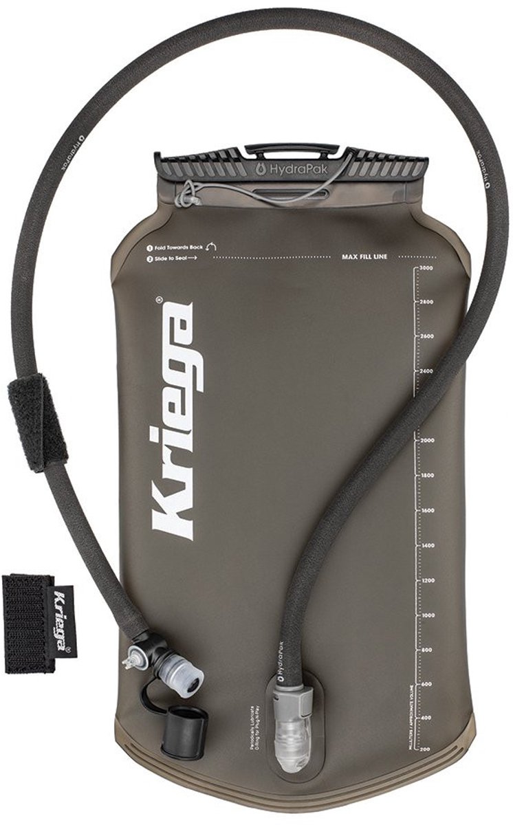 Kriega Hydrapack Elite Hd 3l Hydratatiezak Zwart