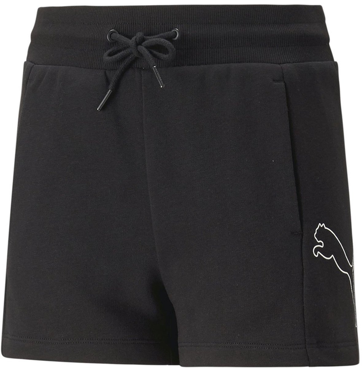 Puma Power High Korte Broek 14-16 Years Meisjes Zwart
