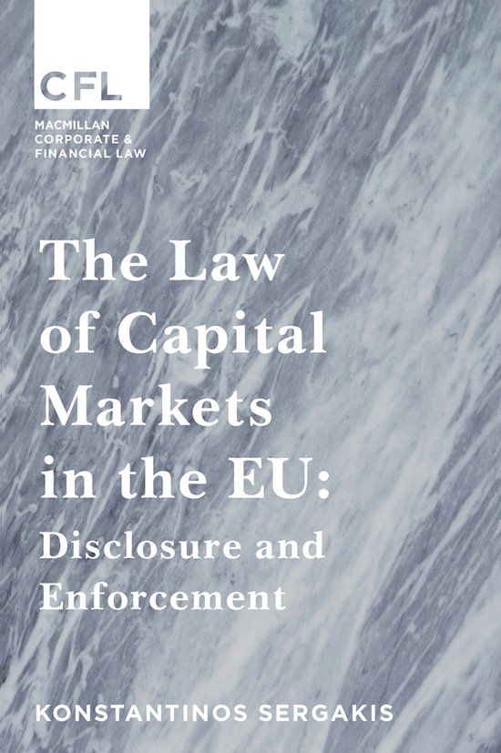 Corporate and Financial Law - The Law of Capital Markets in  ... - cover