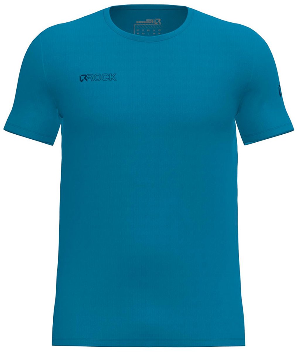 Rock Experience Corp T-shirt Met Korte Mouwen Man Blauw