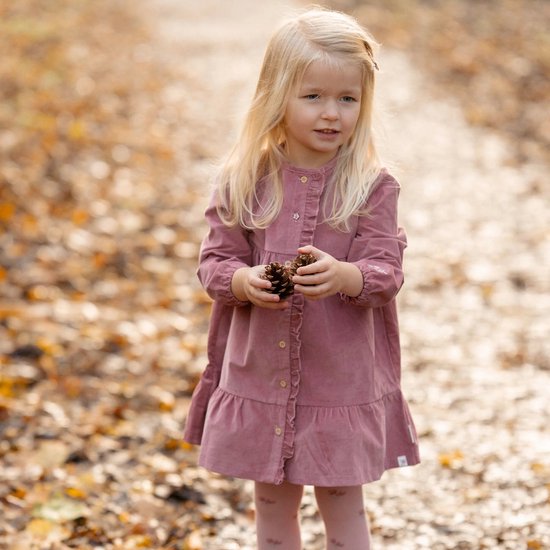 Little Dutch – Corduroy jurk lange mouw – biologisch katoen