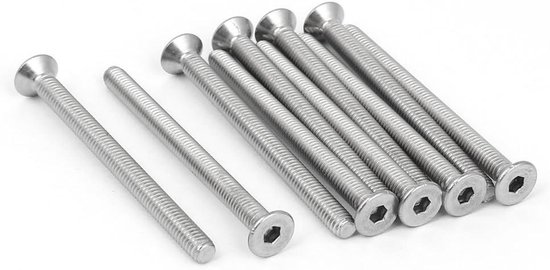 sourcingmap® #10-24 x 1/2 UNC 10.9 Legering Staal Hex Socket Button