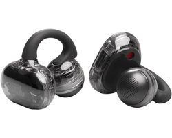 JBL Soundgear Clips - Open Ear Oortjes - Oortjes Draadloos - Sport Oordopjes - Bluetooth - Clip On - Hardlopen - 32 uur - Spatwaterdicht - IP54 - Oorclips - Zwart